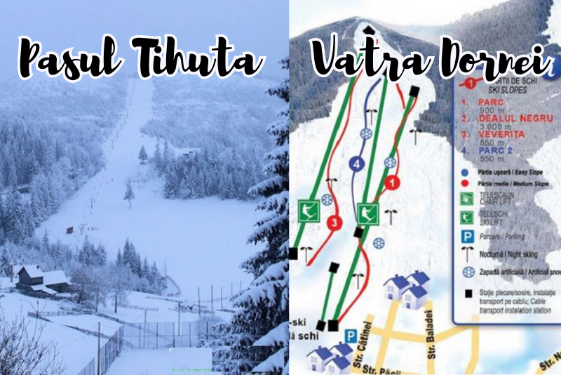 statiuni de ski colibita, vatra dornei si pasul tihuta