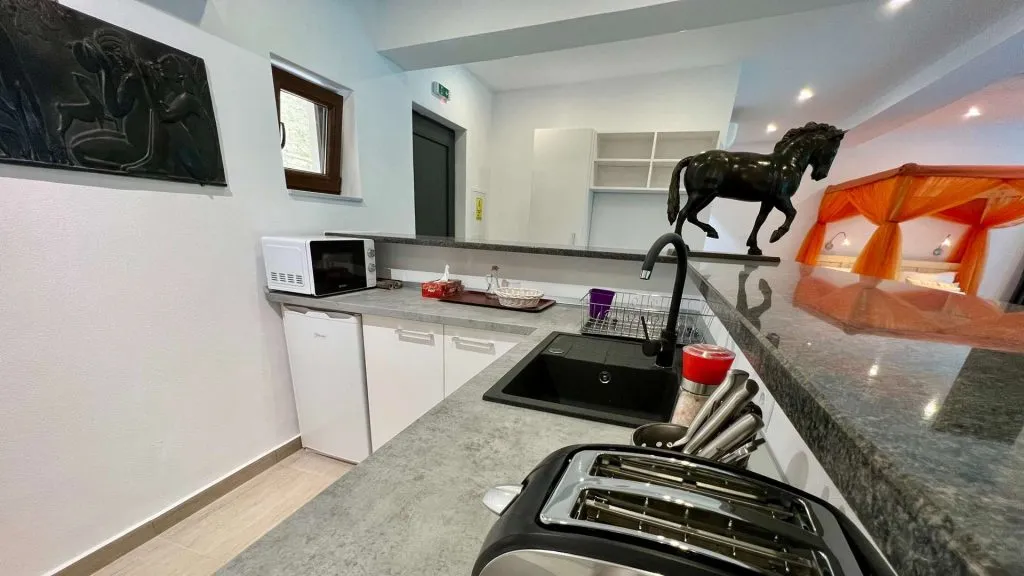 bucătăria din Casa Eden